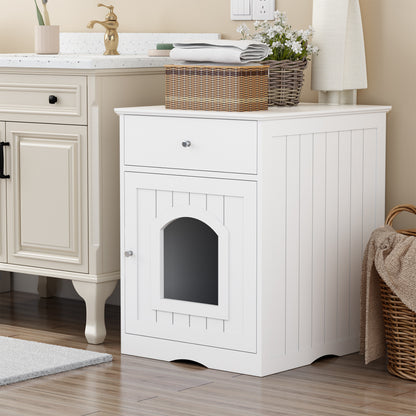 PawHaven - Elegant Litter Box Enclosure