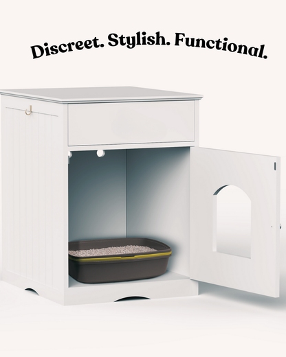 PawHaven - Elegant Litter Box Enclosure