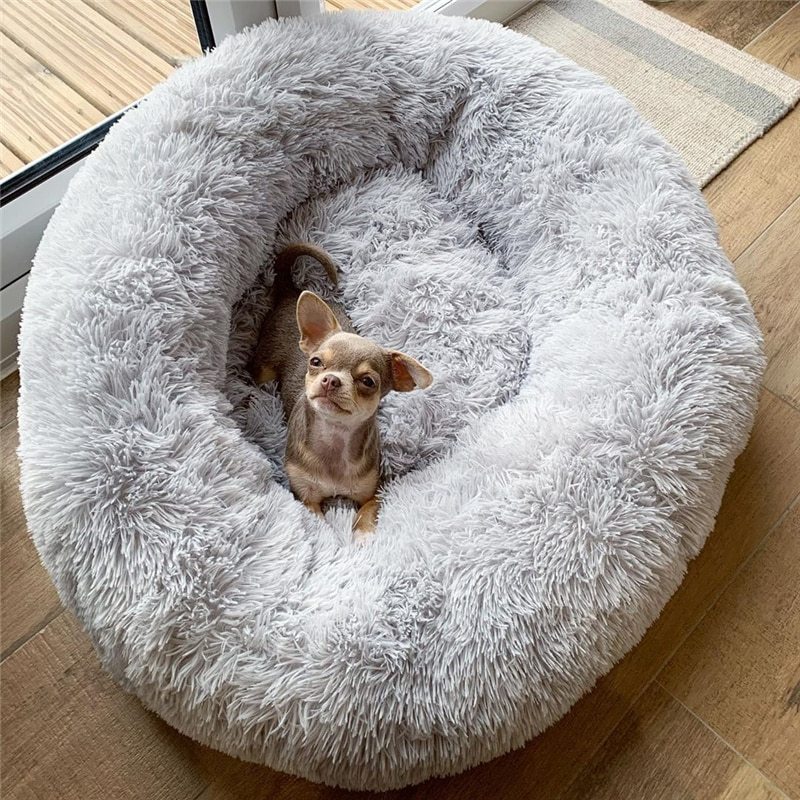 CozyPaws Ultra-Plush Calming Pet Bed