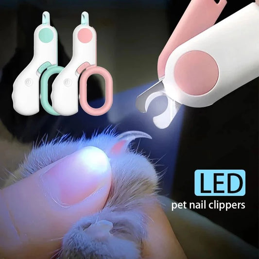 PawGlow™ LED Pet Nail Clipper – Safe & Precise Grooming for Dogs & Cats